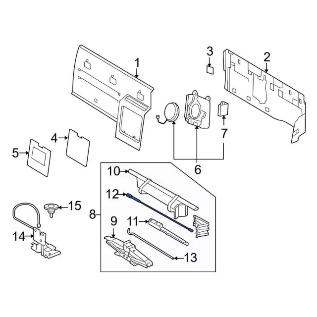 Floor Jack Handle - Ford (8A2Z-17A024-A) - view 4