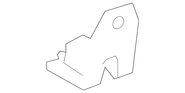 Latch Cover - Passenger Side (RH) - Ford (8A8Z-74638A74-AD) - view 2