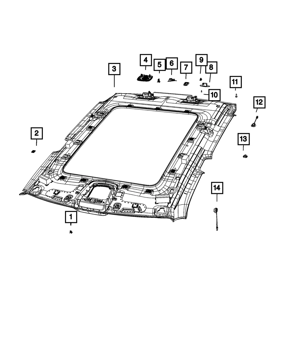 Headliner - Mopar (8BM86TX7AA)