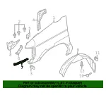 Fender Bracket - Ford (8C2Z-16E206-AA) - view 12