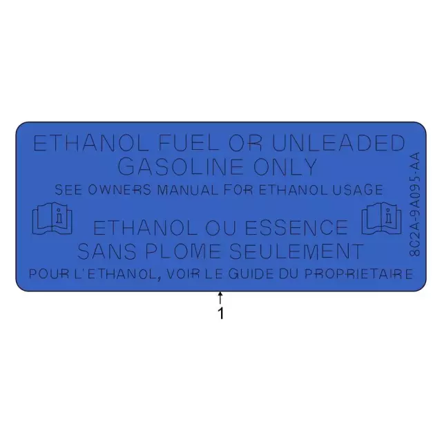 Engine Decal - Ford (8C2Z-9A095-A) - view 10