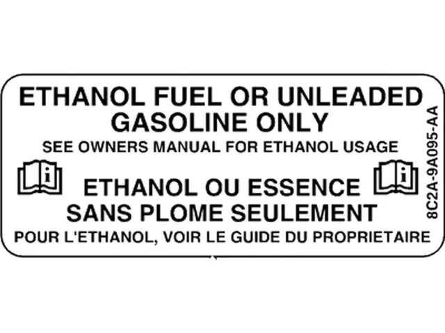 Engine Decal - Ford (8C2Z-9A095-A) - view 5
