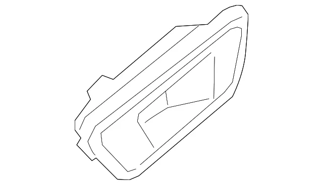 Handle, Inside - Ford (8a6z5822600ja) - view 2
