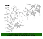 Release Handle - Ford (8a6z5862763aa) - view 8