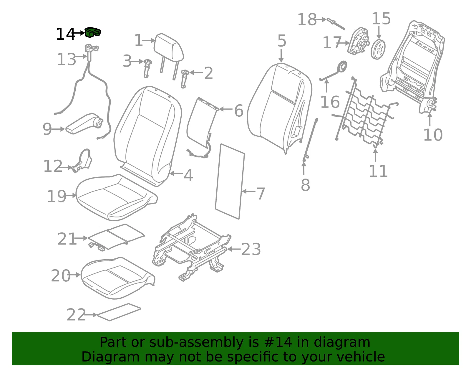 Release Handle - Ford (8a6z5862763aa) - view 4
