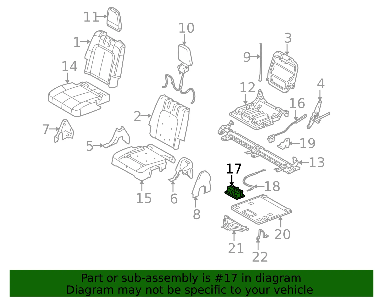 Release Handle - Ford (8a8z7462432ac) - view 3