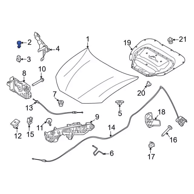 Hood Stop Buffer - Ford (8v4z16758c) - view 4