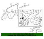 Door Interior Trim Panel Washer - GM (9032271) - view 6