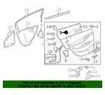 Door Interior Trim Panel Washer - GM (9032273) - view 6