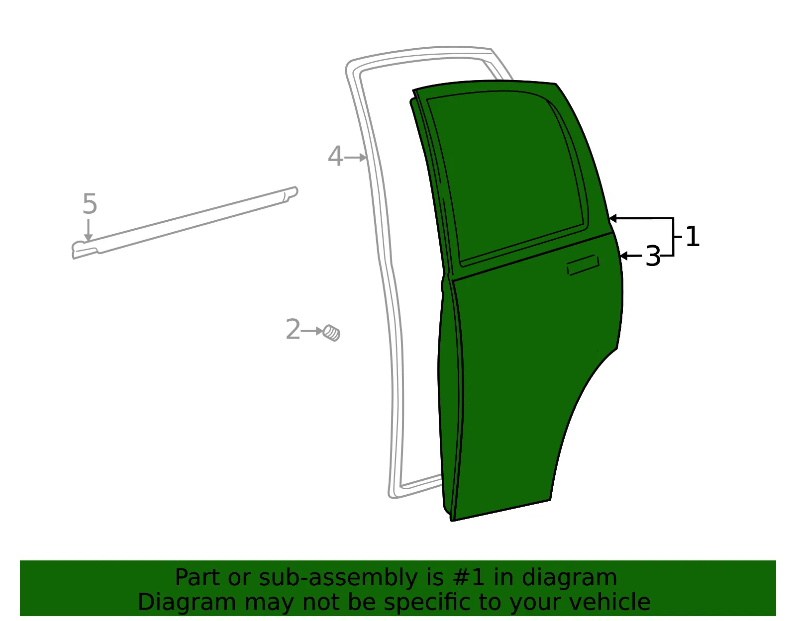 DOOR - GM (91174861) - view 2