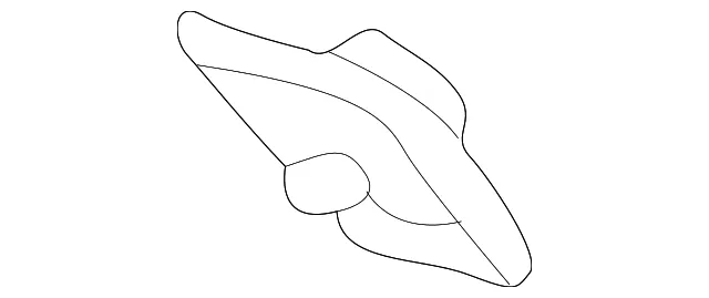 Insulator Hood Hold Open R - GM (9135904)