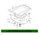 Insulator Hood Hold Open R - GM (9135904) - view 4