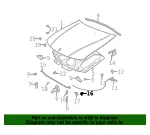 Retainer Hood Hold Open Ro - GM (9135910) - view 4
