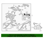 Bracket Rear Bumper Fascia Lower - GM (92122873) - view 4
