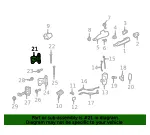 Upper Hinge - Passenger Side (RH) - GM (92184882) - view 4