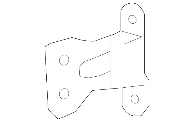 Upper Hinge - Driver's Side (LH) - GM (92216616) - view 3