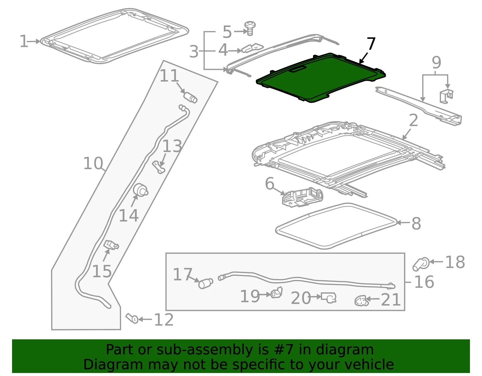 Sunshade - GM (92242169) - view 4
