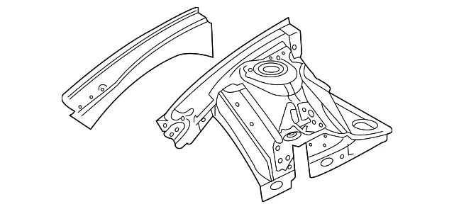 Apron Panel - Driver's Side (LH) - GM (92292337) - view 2