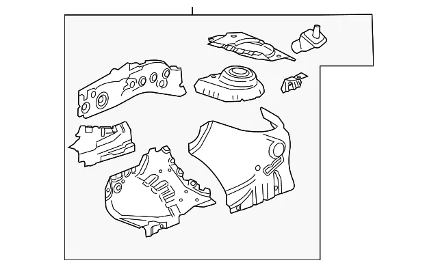 Apron Assembly - GM (94514362) - view 2