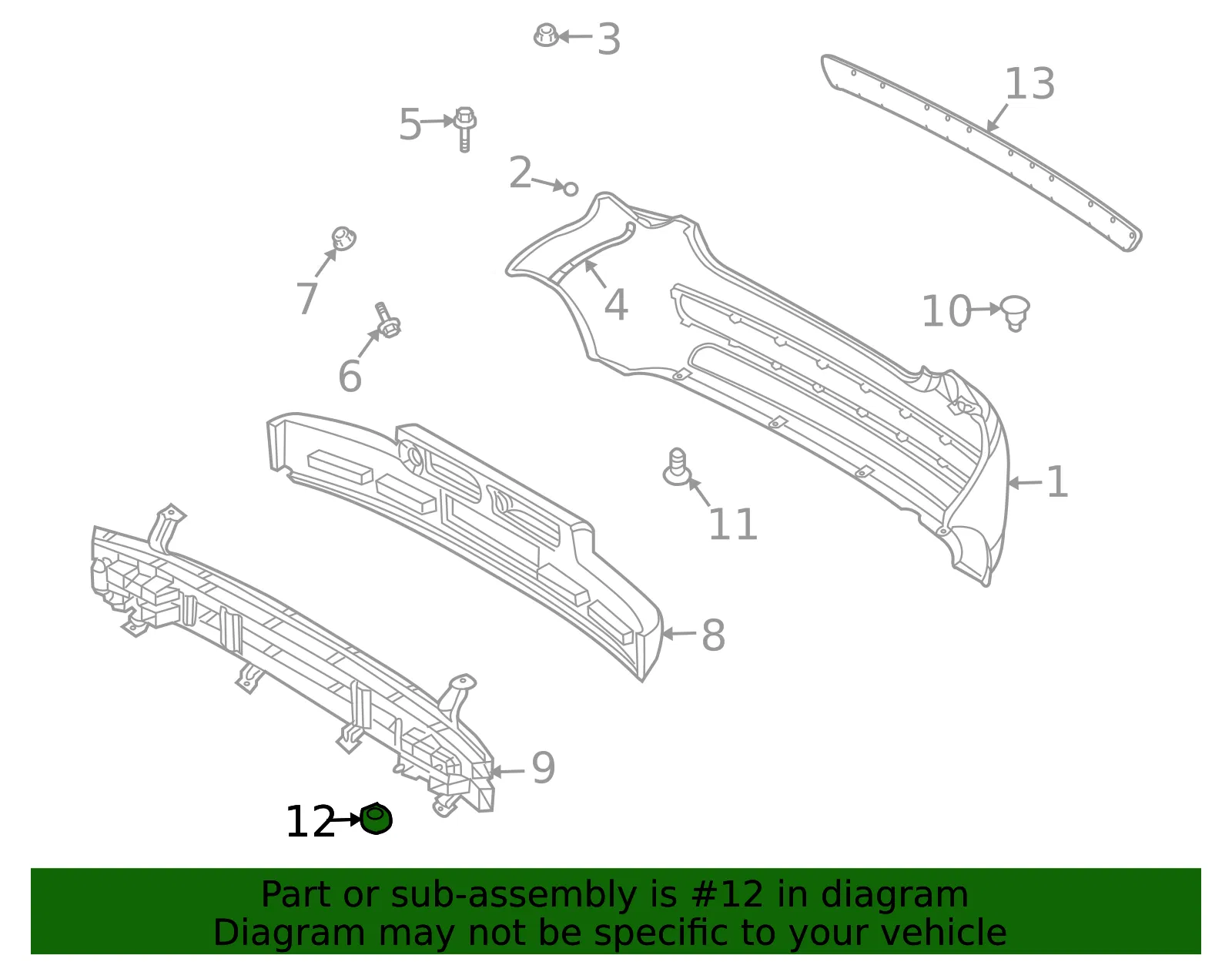 Bumper Nut - GM (94515365) - view 3