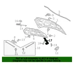 Hinge - Driver's Side (LH) - GM (94520982) - view 7