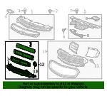 Front Bumper Shutter - GM (94525972) - view 8