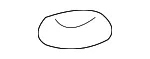Insulator Hood Hge - GM (94852021) - view 3
