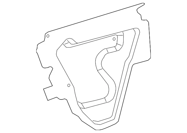 Water Deflector - Passenger Side (RH) - GM (95185054) - view 2