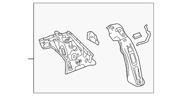 Upper Quarter Panel - GM (95301208) - view 2