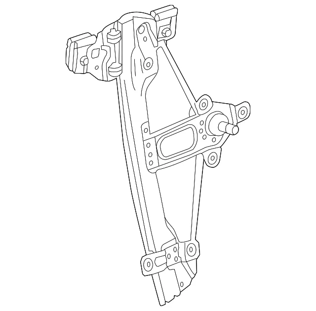 Window Regulator - Driver's Side (LH) - GM (95391125) - view 5