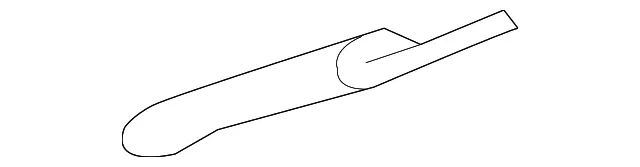 Rear Window Wiper Blade, 9.5 in - GM (95391371) - view 3
