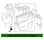 Front Side Door Armrest Bracket - GM (95401663) - view 6