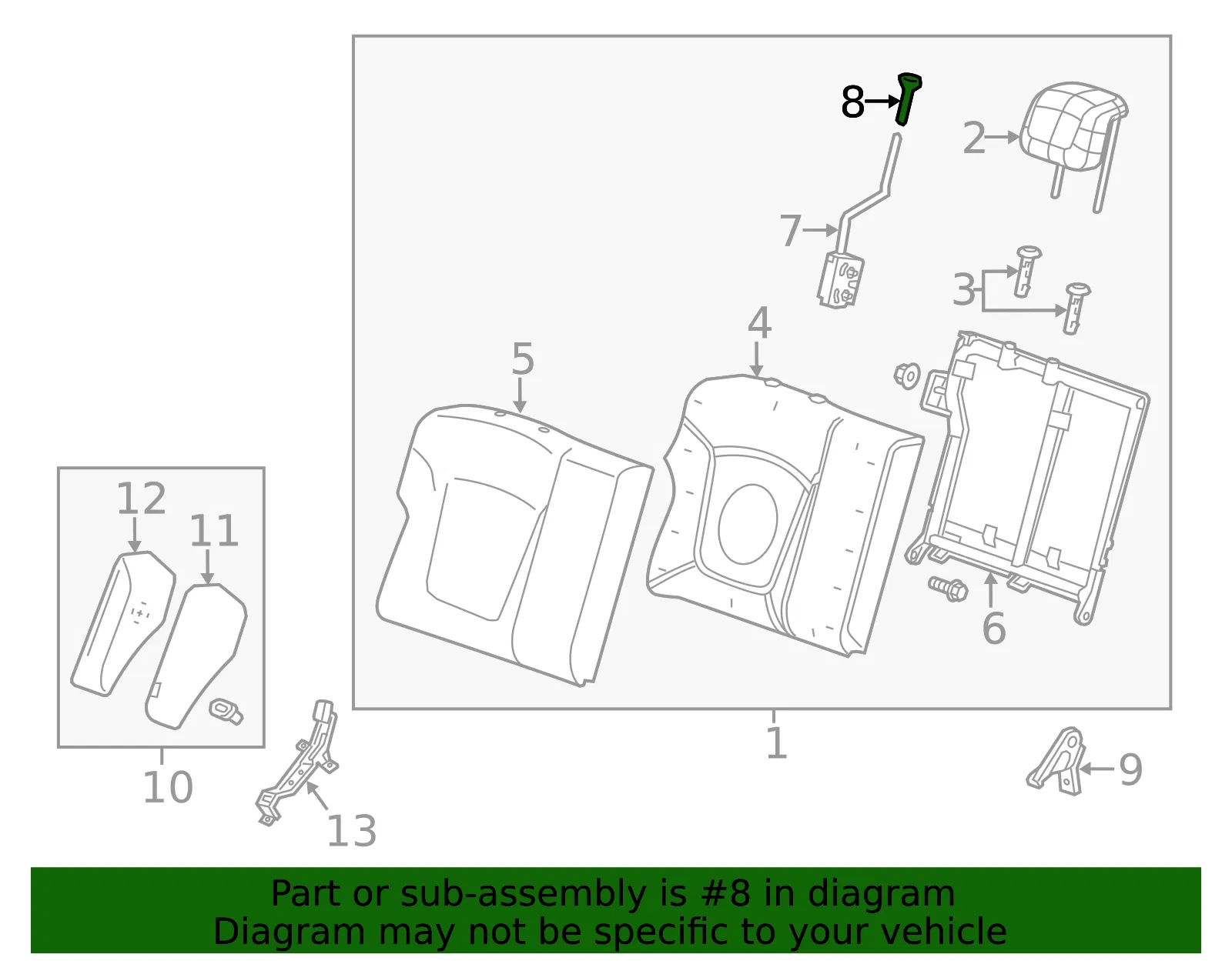 Latch Knob - GM (95418014) - view 3