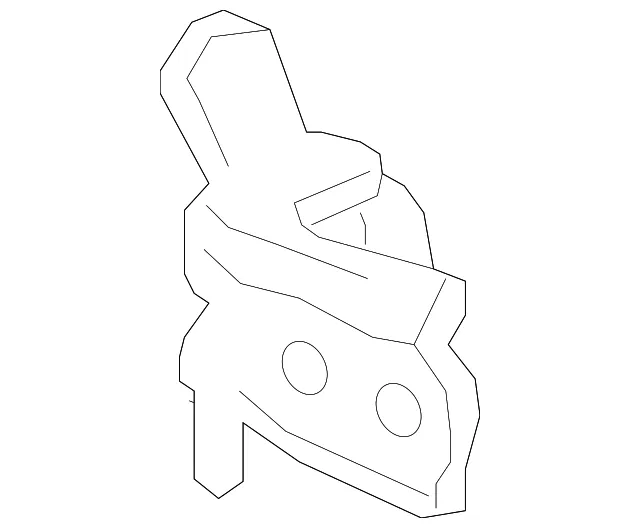Upper Hinge - Driver's Side (LH) - GM (95441341) - view 2