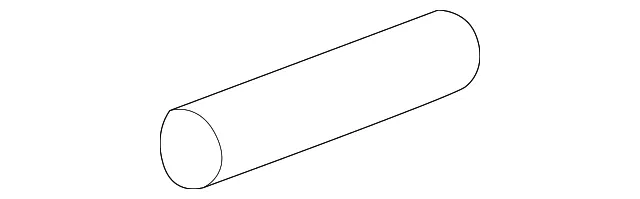 Instrument Panel Compartment Hinge Pin - GM (95441546) - view 2