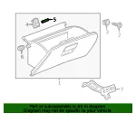 Instrument Panel Compartment Hinge Pin - GM (95441546) - view 6