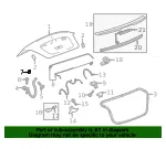 Deck Lid Hinge Bumper - GM (95476239) - view 6