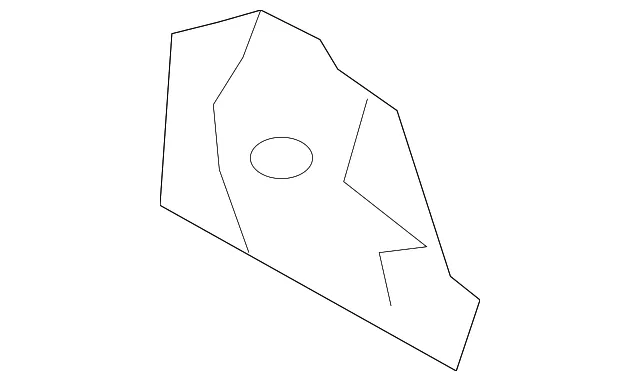 Upper Quarter Panel Bracket - Driver's Side (LH) - GM (95476449) - view 3