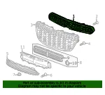 Upper Grille - GM (95489504) - view 6