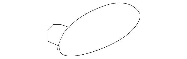 Upper Quarter Trim Cap - Passenger Side (RH) - GM (95914512) - view 2