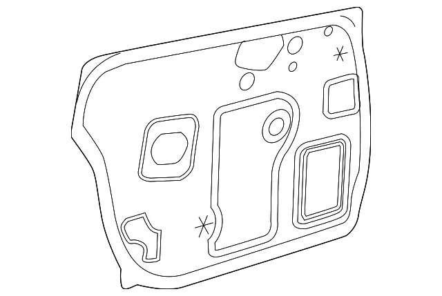 Water Deflector - Passenger Side (RH) - GM (95932872) - view 2