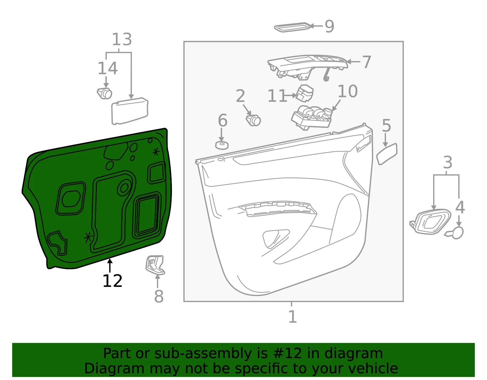Water Deflector - Passenger Side (RH) - GM (95932872) - view 3