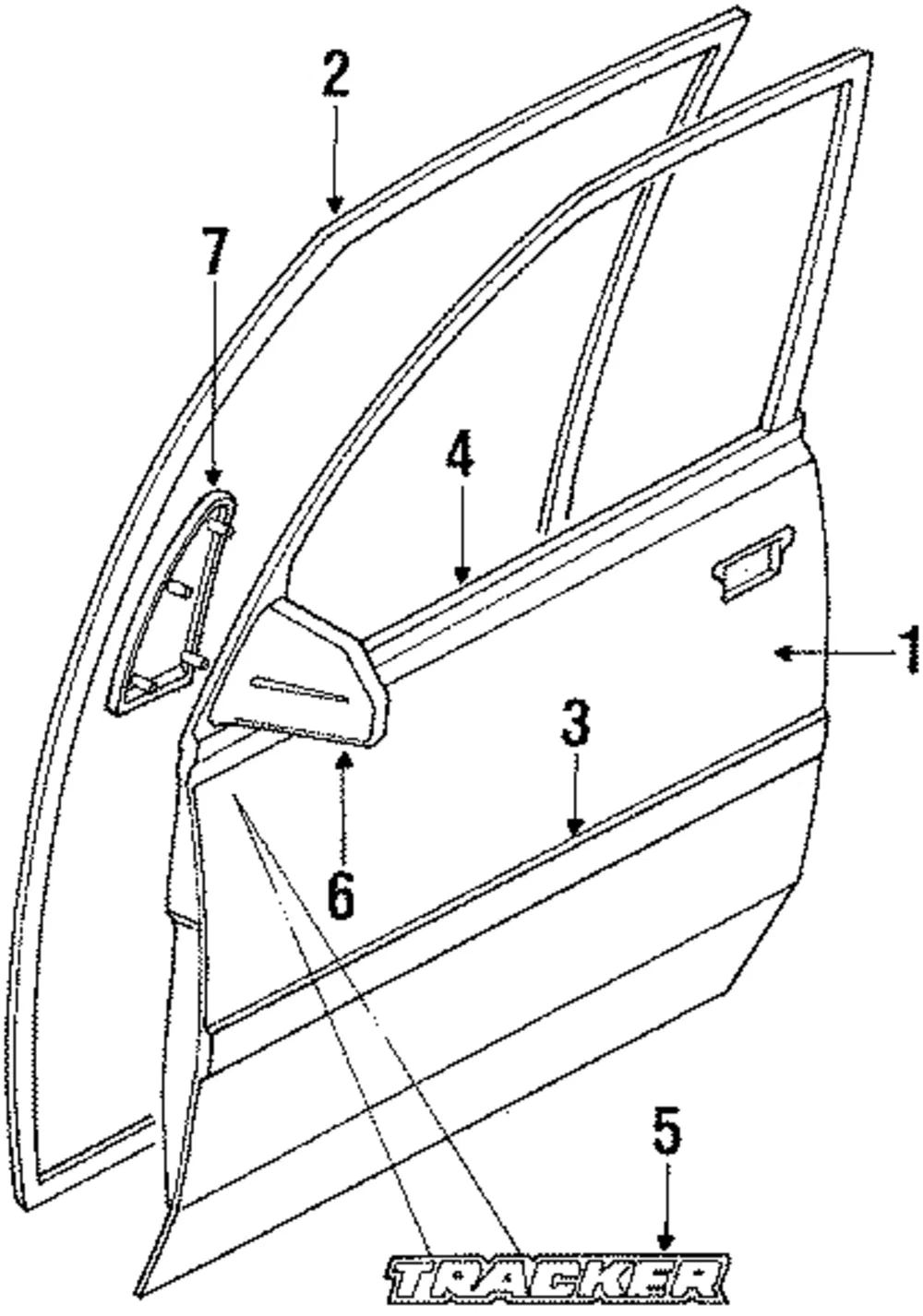 Mirror Assembly Rear View Rh Blac - GM (96064883)
