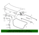 Deck Lid Hinge Bumper - GM (96185310) - view 9