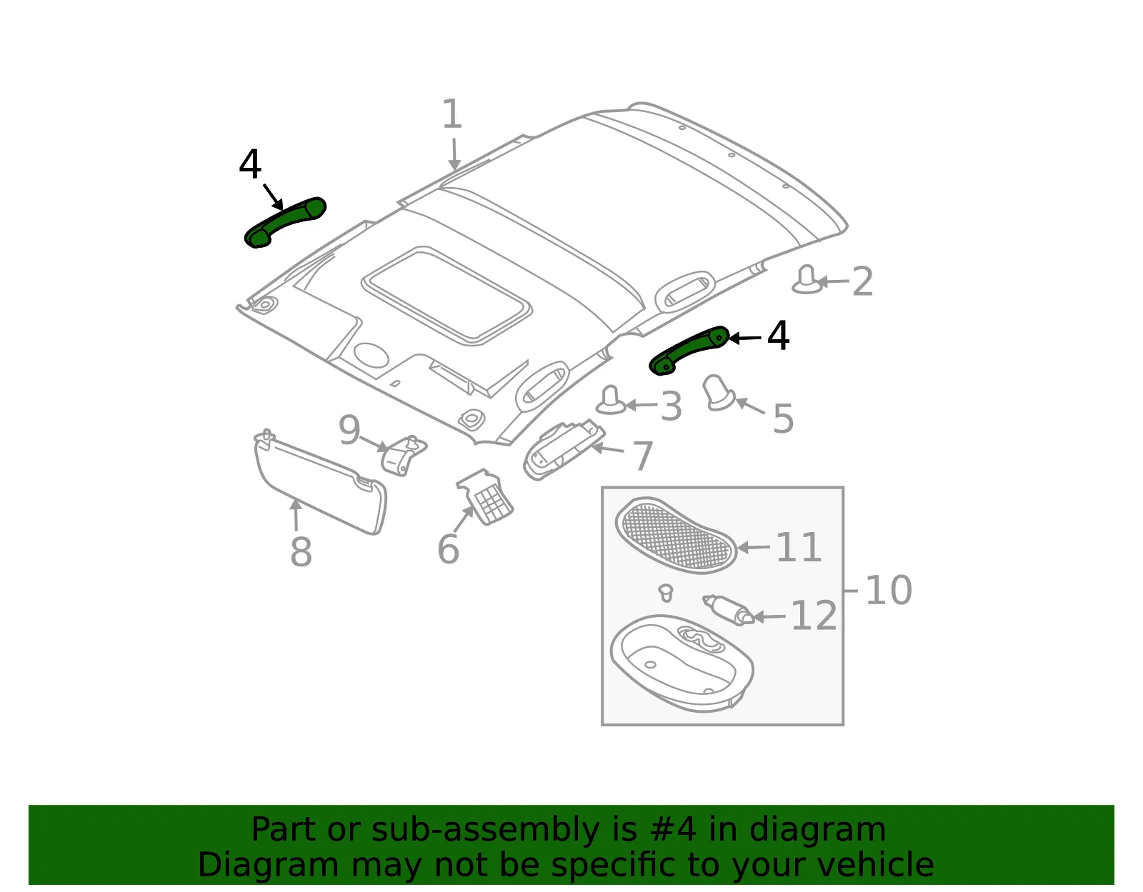 Grip Handle - GM (96393895) - view 2