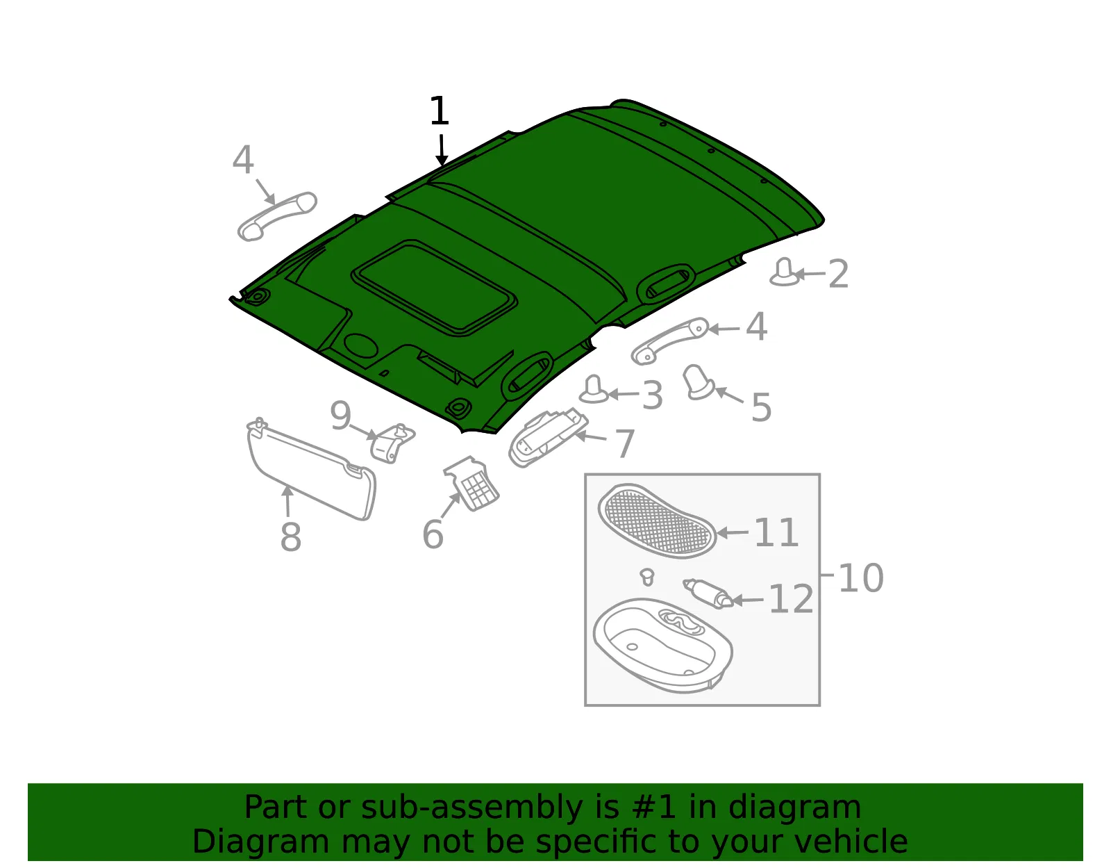 Headliner - GM (96447945) - view 2