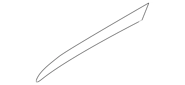 Applique Rear S/D T/Panel - GM (96462185)