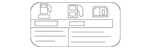 10Pk Label Fuel Recommenda - GM (96490999)