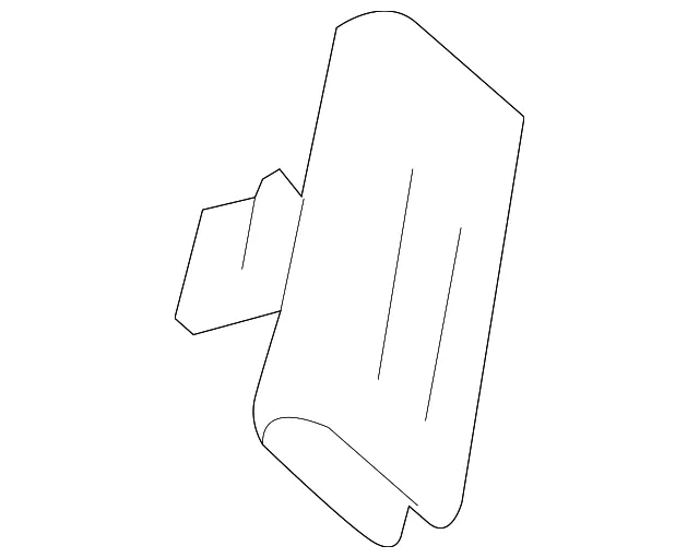 Door Weather-Strip Retainer - Passenger Side (RH) - GM (96814454)