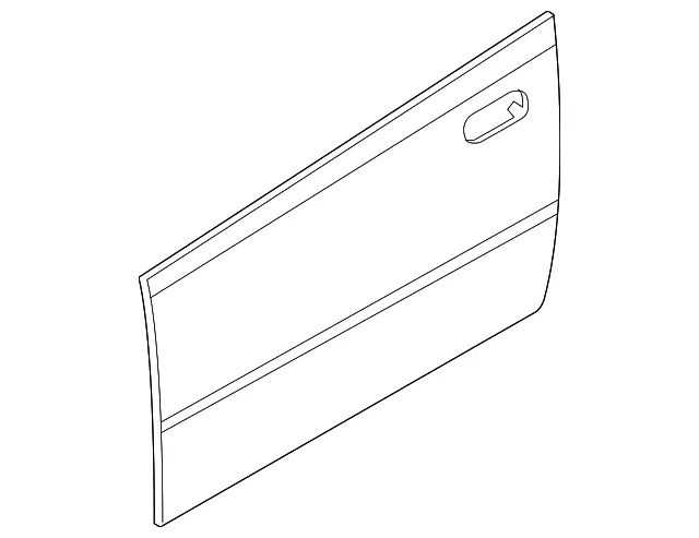 Driver Side Front Door Outer Panel - GM (96897331) - view 2